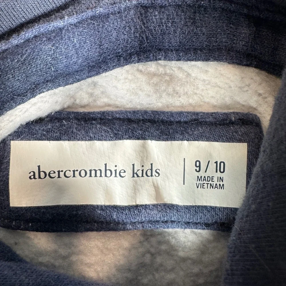 Abercrombie Kids Hoodie Lot 2 Tie Dye Pullover‎ Sweatshirts Black Blue Size 9/10